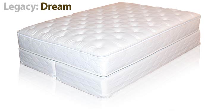 Legacy Dream Soft Side Waterbed Mattress, Queen Size Waterbed Mattress Dimensions