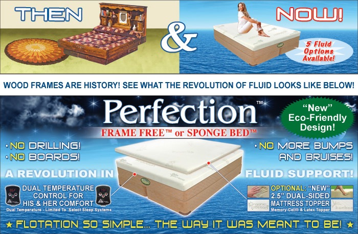Perfection Softside Waterbed Mattress, Can You Put A Regular Mattress In Water Bed Frame