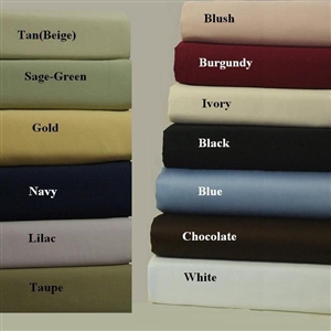Pillow Cases 600 Thread Count Solid Combed Cotton