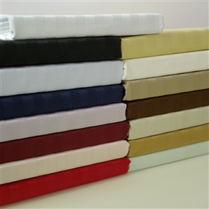 Pillow Cases 600 Thread Count Striped Combed Cotton