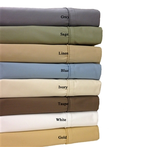 Pillow Cases 650 TC Wrinkle Free Solid Combed Cotton