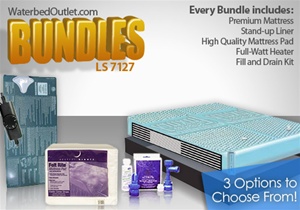 LS 7127 WATERBED MATTRESS BUNDLE