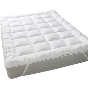 2 Inch Thick Mattress Topper Cotton and Bamboo