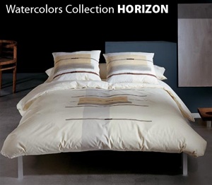 Watercolors Collection 3 Piece Comforter Set HORIZON