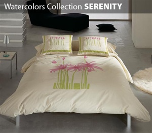Watercolors Collection 3 Piece Comforter Set SERENITY