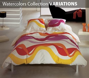 Watercolors Collection 3 Piece Comforter Set VARIATIONS