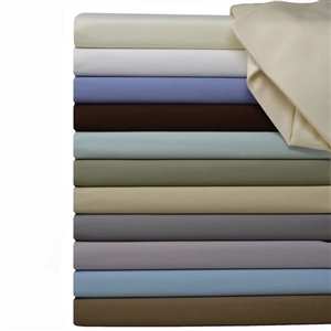 650 TC Sateen Solid Attached Waterbed Sheet Sets